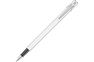 Caran d'Ache 849 metalowe pióro wieczne, białe, EF, 1 sztuka (1 opakowanie)