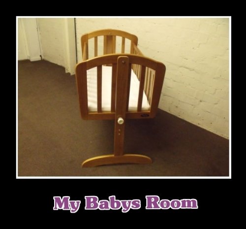 Pine hollie wooden swinging crib cradle My babys Room