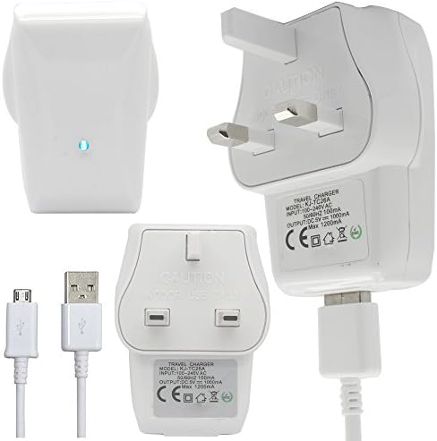 Excellent Accessories® Nokia Lumia 630 / 635 - CE Micro USB UK Mains / Wall Charger Plug Adapter