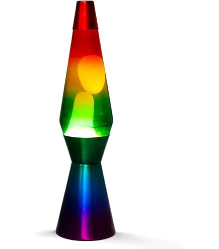 Lampada Lava Classica DoRight 13.38 Pollici - Base Alluminio, Effetto Relax, Con 2 Lampadine R39 25W - Foto 9