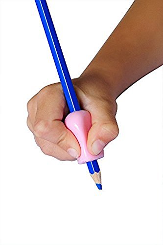 Cosanter Silikon Stift Griffe Griffhalter Bleistift Grips Stiftehalter 10er Pack Ergonomische Schreibhilfe für Rechtshänder und Linkshänder zufällige Farben - 8
