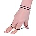 eBoot 100 Pack Hair Elastics Hair Ties Ponytail Holders Hair Bands Bulk (Black)