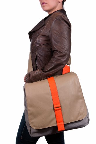 Imagen 3 de Lässig Strappy - Bolsa de transporte, color marrón/naranja