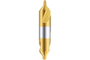 HSS-centrumborr, HSS-CO TIN-belagd mittborrkrona kombinerade borrar 60° försänkningar 1-6 mm förlängd(A2.5X6DX100L)