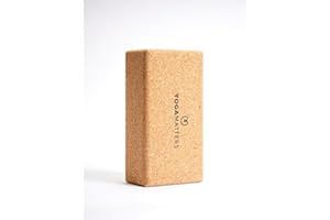 Yogamatters Cork Yoga Brick Block | Eco Friendly, Sustainable and Non-Toxic | Perfect for Yoga, Pilates, Training and Home Workouts