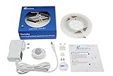 Bewegung aktiviert Bett Licht, Vansky® flexible LED-Streifen Bewegungssensor Nachtlicht Nachttischlampe Beleuchtung mit automatischer Abschaltung Timer (Warmweiß) - 6
