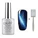 Elite99 Soak Off UV LED Magnetic Cat Eye Color 3D Nail Gel Polish 12ml Steelblue (6593)+ Free Gift (Magnet Stick)