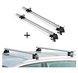 Für Ihren Volkswagen Passat Alltrack 5 Türer ab 2015, Relingträger und zwei Fahrradträger/Fahrradhalter im Set.