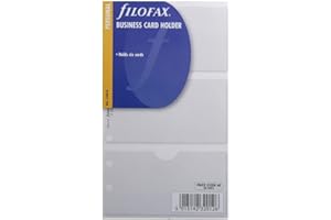 Filofax 133616 Recharge pour Organiseur porte-cartes visite Transparent
