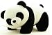 Tickles Black,White Panda Stuffed Soft Plush Toy Love Girl 40 cm RS.579.00