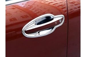 YUZHONGTIAN pour 3008/GT 5008/GT II 2017-2022 Extérieur Poignée de porte latérale Bol Cover Cap Trim Accessoire Auto 8 pièces