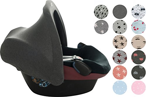 Janabebe® Marengo Universal Verdeck / Dach für Maxi Cosi/Babyschale Gruppe 0+ als Sonnenschutz / Windschutz / SonnenDach / Sonnenverdeck
