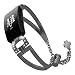 Produktbild Replacement for Fitbit Inspire/Inspire HR Metal Wristband Strap Rhinestone Hollow Design Adjustable Bracelet Strap