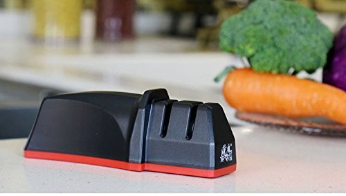 Joyoldelf Professional Soft-Grip-Handgriff Messerschärfer Messerschleifer Knife Sharpener Schärfen Küche, ergonomisches Design - 6