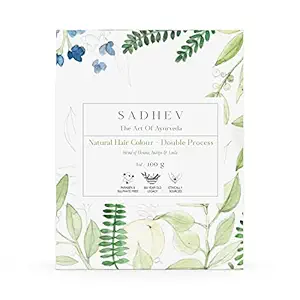 Sadhev Natural Hair Colour Double Process - 100 Gm