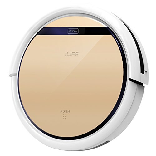 ILIFE V5s Roboter Staubsauger mit Wasserbehälter Mopping, Gold