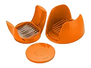 Amiraj Unbreakable Plastic Tomato Slicer, Blue