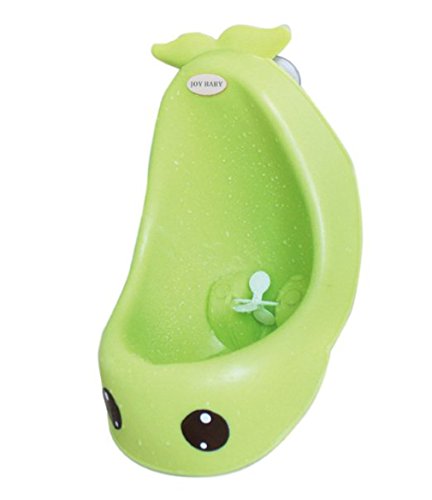 Whale Potty Training Urinal for Boys with fun aiming target (Green)