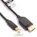 Produktbild HDMI/Micro HDMI Kabel - SONY ERICSSON IM820 - zu Sony Ericsson Xperia S, Xperia arc, Xperia arc S, Xperia pro, Xperia neo, Xperia neo V, Xperia S / LT26i...