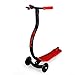 Produktbild Fascol Kinderroller Scooter mit Handbremse und Fußbremse, Geeignet für über 4 Jahre alt, Ergonomische Anti-Rutsch, Crash-Vermeidung, Glänzend PU Radlager, Schwarz mit Rot