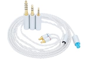 Janjunsi Upgrade Audio Kabel Ersatz Schnur Kompatibel mit Sennheiser IE100Pro IE400Pro IE500Pro In-Ear Kopfhörer - 3in1 Stecker mit 2.5mm/3.5mm/4.4mm Stecker