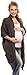 Happy Mama Women's Maternity Chunky Knit Cardigan Coat Warm Wrap. 325p (Graphite, UK 10/12)
