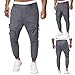 Produktbild Pants Herren Lange Cargo Trainingshose Jogging-Hose Sport-Hose Jogginghose Herren Jogginganzug Jogger Männer Trainingsanzug Baumwolle Jungen Slim Fit WQIANGHZI