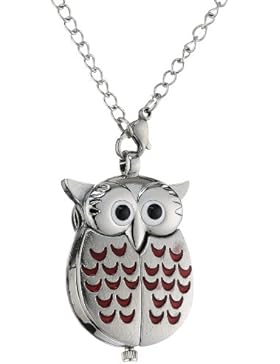 MC Timetrend Damen-Kettenuhr Eule Analog Quarz 51243