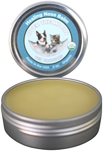 Over-The-Moon-Pet-Products-Organic-Dog-Nose-Balm-Unscented-Repairs-Cracking-Dry-Dog-Noses-2-Oz