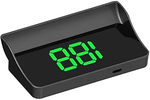 Swgaunc General Auto HUD Head Up Display con GPS + Beidou Dual Chip, indicador de velocidad KMH, verde