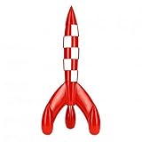Collectible Resin Moon Rocket Tintin Moulinsart 30cm 46949 (2016)