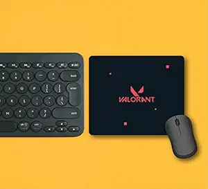 Woopme Mousepad Cartoon Animation Valorant Theme Design Printed Rectangular Rubber Base Programming Mouse Pad for Laptops and Computers Office Gaming Boys Girls Kids Multicolored L X H 24 X 20 CMS