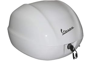 Motodak Top Case 32 l Original Piaggio 50-125 Vespa Primavera-Sprint 2013 + Weiß 544 (ohne Rückbank) -1b0001600br-