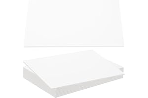 PATIKIL 7x5x0.1" Chipboard Sheets, 10Pcs 100PT Thick Book Board Binders Board Sturdy Bookbinding Supplies for Book Binding Cover, White