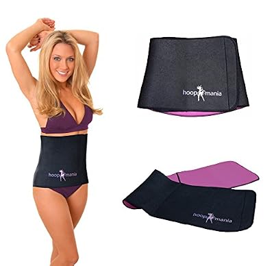 Hoopomania HM-M Gaine de protection pour hula hoop Rose/Noir Taille M