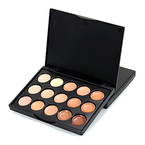 VWH Concealer Abdeckcreme Camouflage Palette Cover Abdeck Makeup mit 15 Farben Mode
