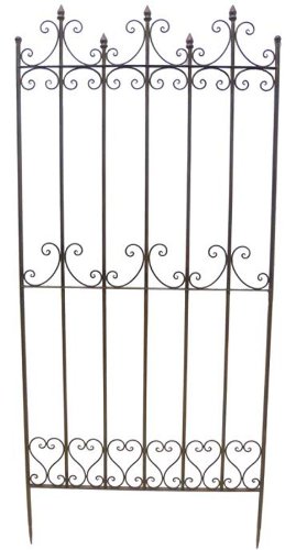 2er Set XXL Rankgitter H 195 cm Kletterhilfe Spalier Rankhilfe Beetzaun