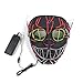 Produktbild Rejoicing EL Drahtmaske blinkend Cosplay LED Maske leuchtende Katze Maske Kostüm Anonyme Maske für leuchtende Tanz Karneval Party Masken Halloween Dekoration