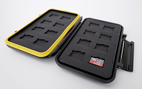 Ares Foto® MC-MSD16 Speicherkarten Schutzbox / Memory Card Case / Card Safe / für 16 Stück Micro SD Karten- New Edition 2017 for 16 Micro SD Cards - 5