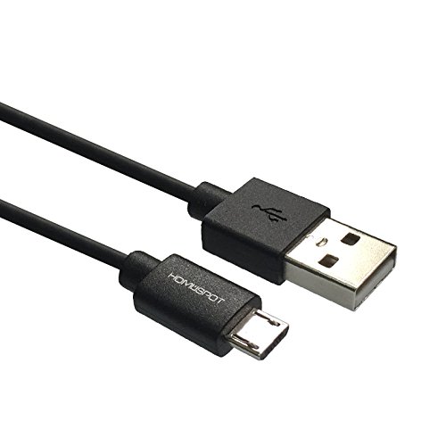 HomeSpot ® Quick Charge, Schnell-Lade & Datensynchronisierungs Micro-USB auf USB Kabel – High Speed Datentransfer mit 480Mbps für Android Geräte – Samsung, LG, HTC, Google, Kindle, Sony, Nokia (13CM – 4er Pack Schwarz) - 2