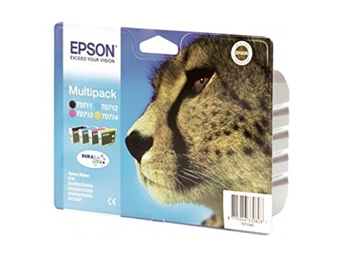 Epson Stylus SX 105 (T0715 / C 13 T 07154010) – original – Tintenpatrone MultiPack (schwarz, cyan, magenta, gelb) - 3
