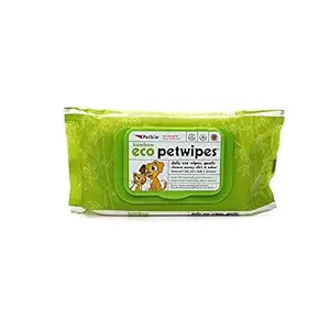 Petkin Bamboo Eco Petwipes, 80 Count