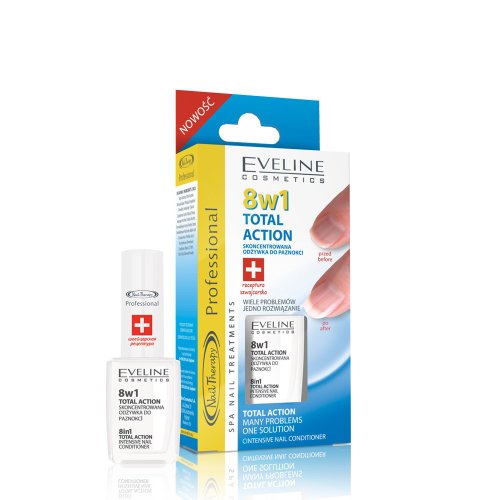 INTENSIVE NAIL CONDITIONER - PROFESSIONAL THERAPY - Eveline Cosmetics - 8 in 1