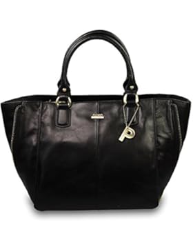Picard Eliza 8336 Damen Ledertasche Handtasche elegante Trapez Form freie Farbwahl , 25x22x14 cm (B x H x T)