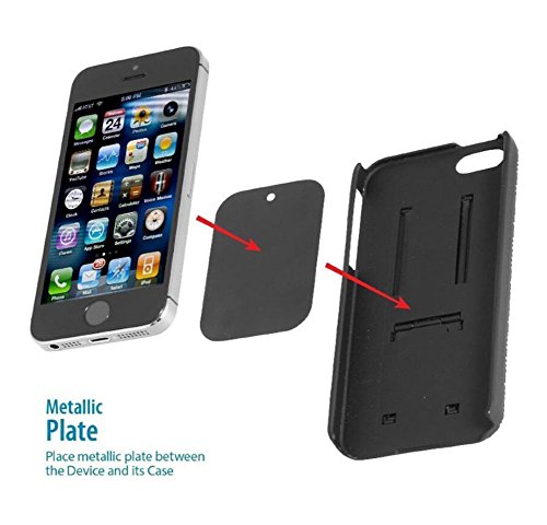 Haodou auto del telefono cellulare, supporto adesivo magnetico auto universale per iPhone 7Â 6S 6S Plus 6Â 6Â Plus 5S 5Â C se, Samsung S6Â S5Â Note 5Â 4Â 3, LG, HTC, Nokia e altri smartphone, dispositivi GPS