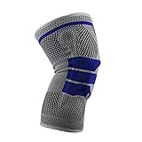 bouncevi Genouillère Ligamentaire - Genouillère Printemps Anti-Collision Protège-Genoux pour Le Basket-Ball Randonnée Course À Pied Fitness