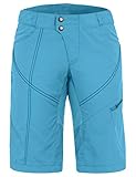 Bund weitenregulierbar VAUDE Damen Tamaro Shorts Hose, Crystal Blue, 40