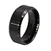 Produktbild Quaan-Home ing Herren/Damen Wolframcarbid Außenbreite 8mm bequem, Men Fashion Schmuck Ehering Verlobungsring Freundschaftsring Lifestyle-Ring, schwarz+blau, Größe 47 bis 80
