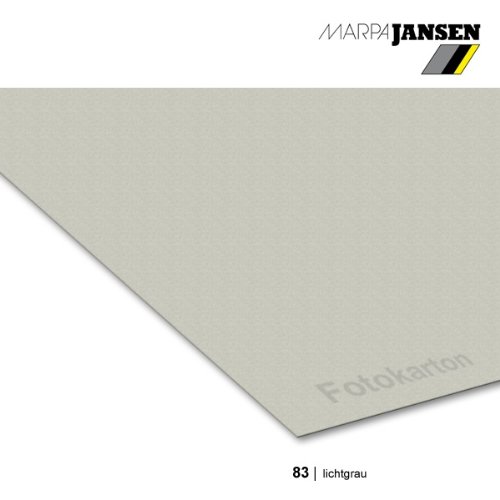 Fotokarton 300g/m² A3 - 50er Pack, 83 lichtgrau