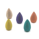 100 Pcs Reflujo Incienso Conos Natural Jazmín Té verde Lavanda Osmanthus Sándalo Incienso Mixtos Naturales